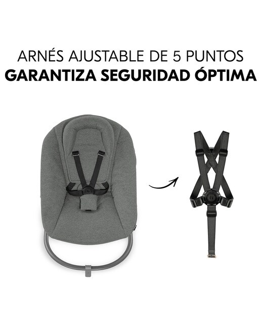 Espreguiçadeira Alpha+ Bouncer Premium Cinzento-escuro-5