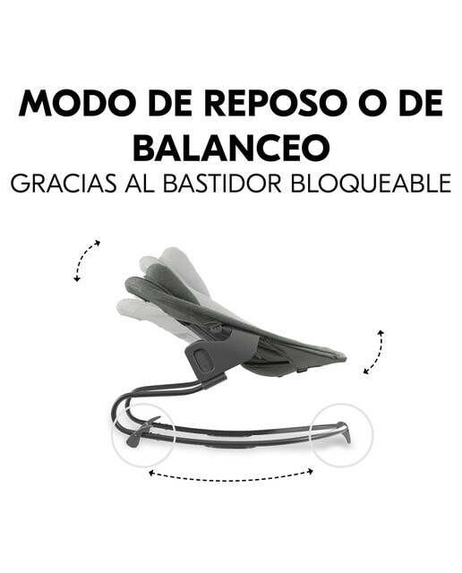 Espreguiçadeira Alpha+ Bouncer Premium Cinzento-escuro-10