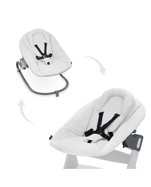 Espreguiçadeira Alpha+ Bouncer Premium Cinzento-claro-2