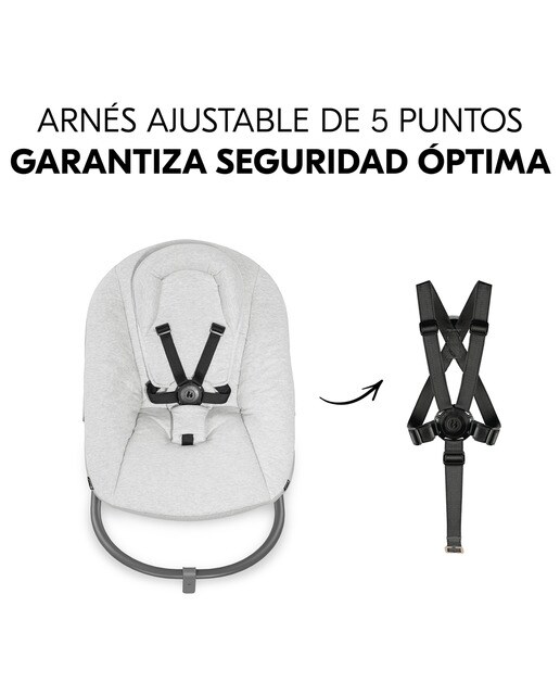 Espreguiçadeira Alpha+ Bouncer Premium Cinzento-claro-5