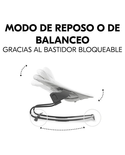 Espreguiçadeira Alpha+ Bouncer Premium Cinzento-claro-10