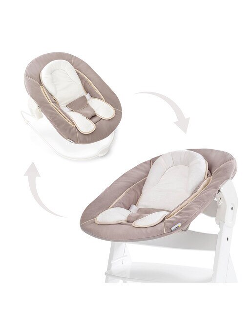 Espreguiçadeira Alpha Bouncer 2 em 1 Rosa-claro-10