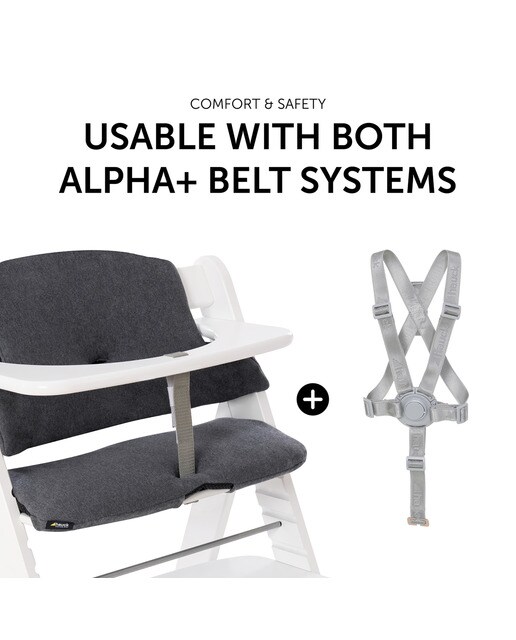 Almofada para Cadeira de Refeição Highchairpad Select Cinzento-escuro-6