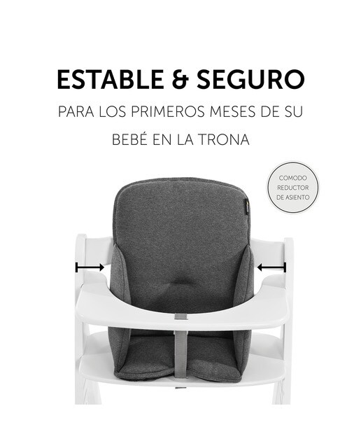 Almofada para Cadeira de Refeição Alpha Cosy Jersey Cinzento-escuro-3