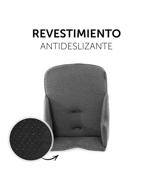 Almofada para Cadeira de Refeição Alpha Cosy Jersey Cinzento-escuro-6