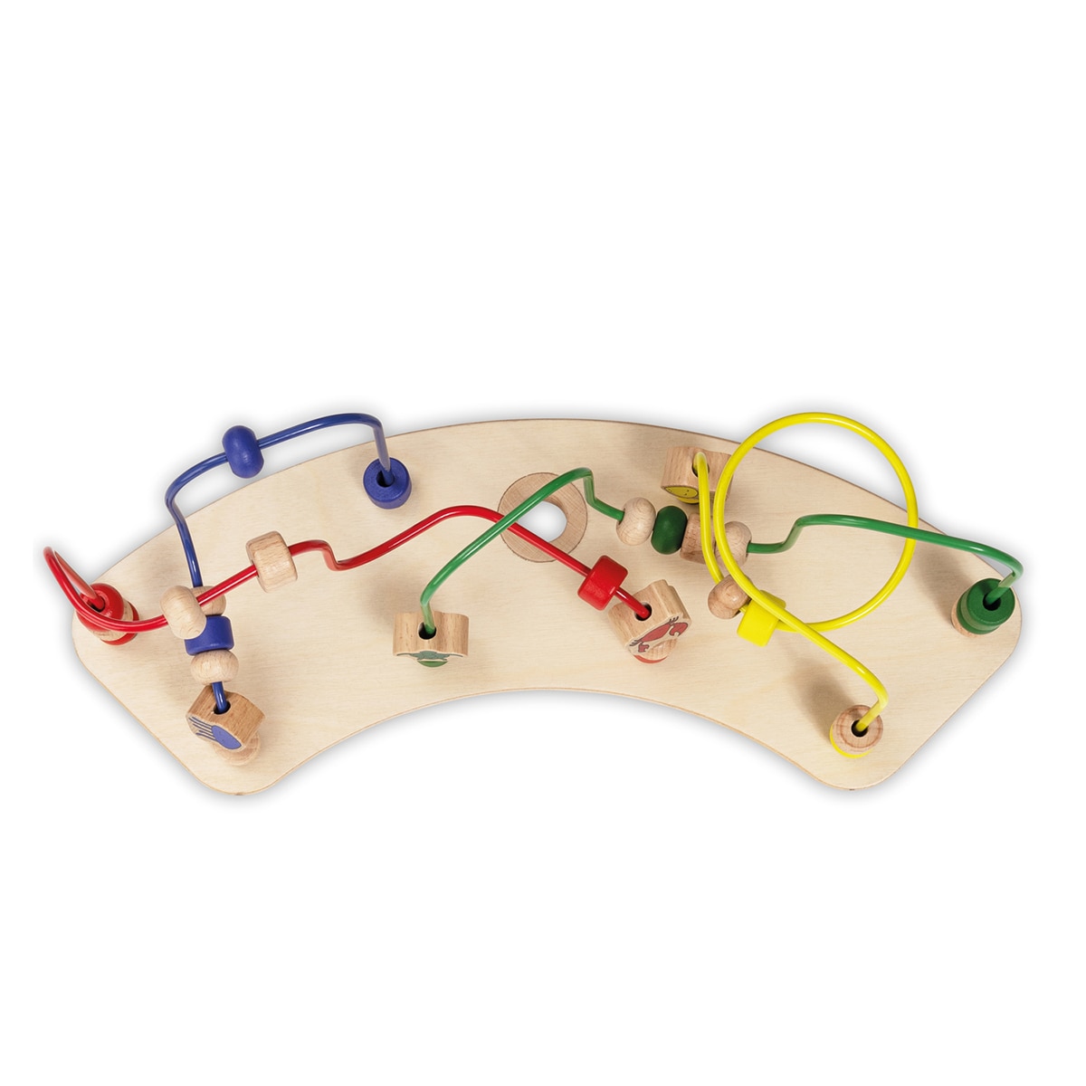 Brinquedo de Madeira para Cadeira de Refeição Evolutiva Play Moving Multicolor-9