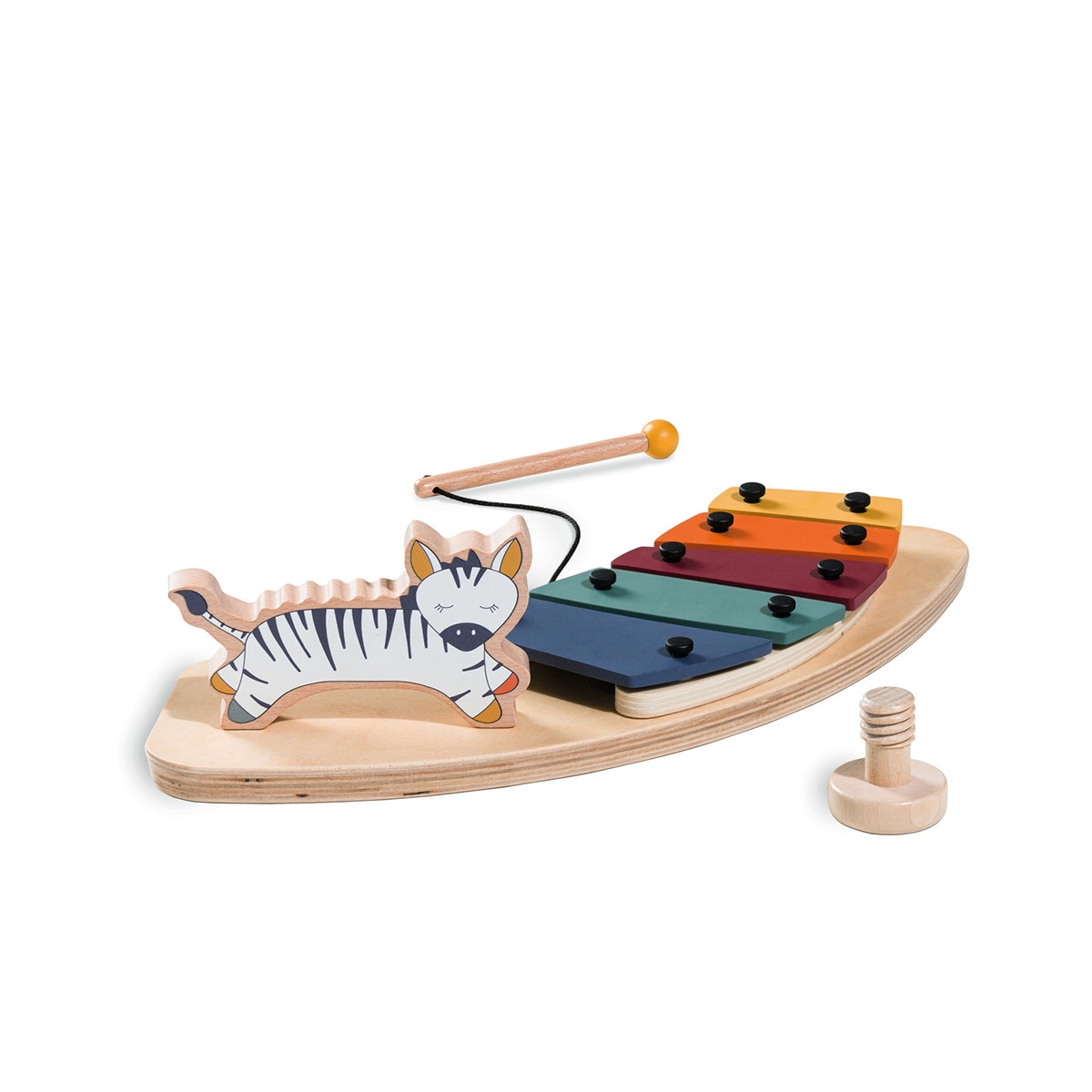 Imagem 0 de Brinquedo de Madeira para Cadeira de Refeição Evolutiva Play Music