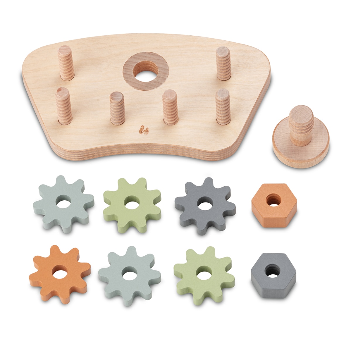 Brinquedo de Madeira para Cadeira de Refeição Evolutiva Play Repairing Multicolor-11