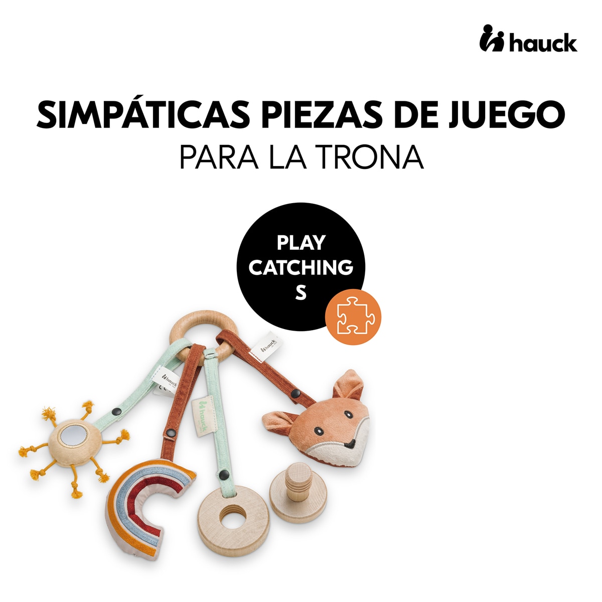 Juguete de Madera para trona evolutiva Hauck Play Catching Teja Teja-2