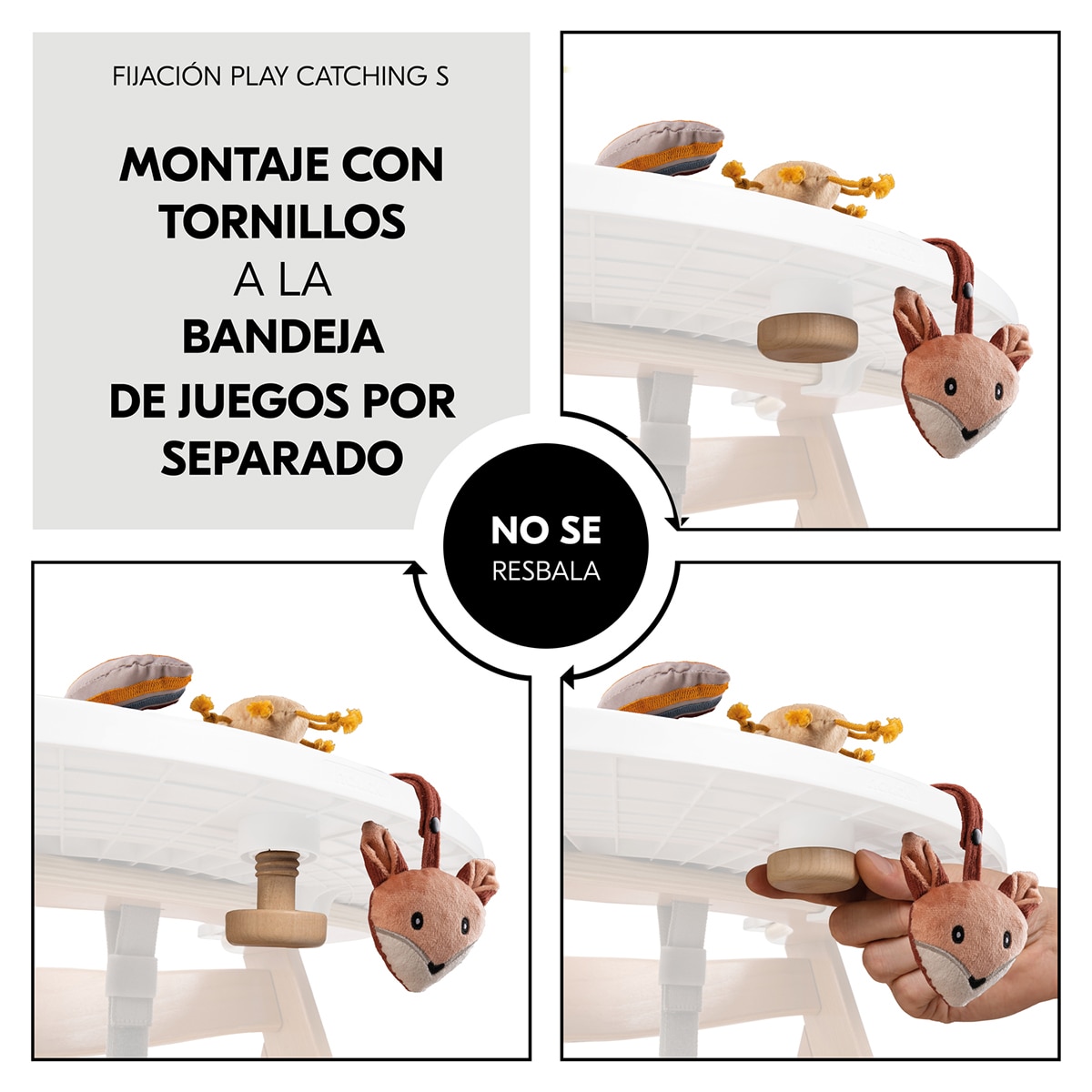 Juguete de Madera para trona evolutiva Hauck Play Catching Teja Teja-7