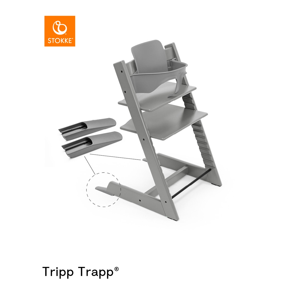 Tripp Trapp® Baby Set² - Gris Gris-3