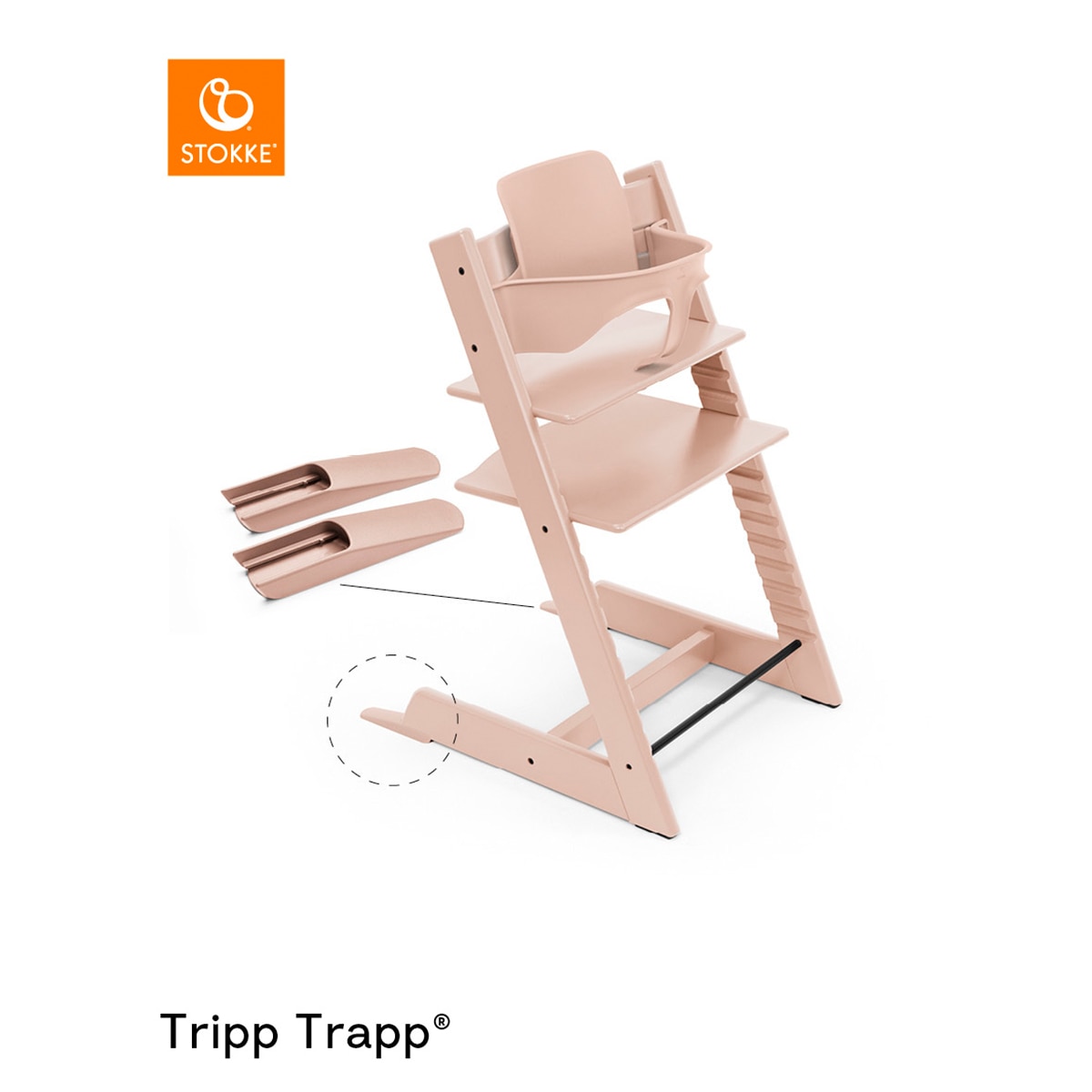 Tripp Trapp® Baby Set² Rosa-3