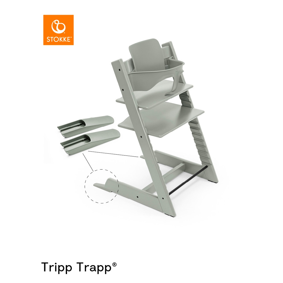 Tripp Trapp® Baby Set² - Verde claro Verde claro-2