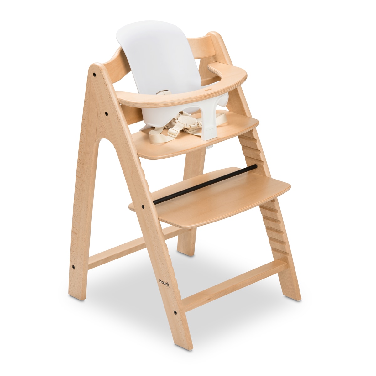 Assento para Cadeira de Refeição de Madeira Highchair Baby Seat Branco-15