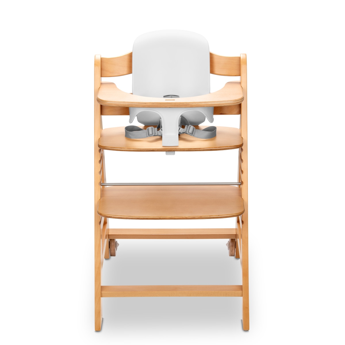 Assento para Cadeira de Refeição de Madeira Highchair Baby Seat Branco-22