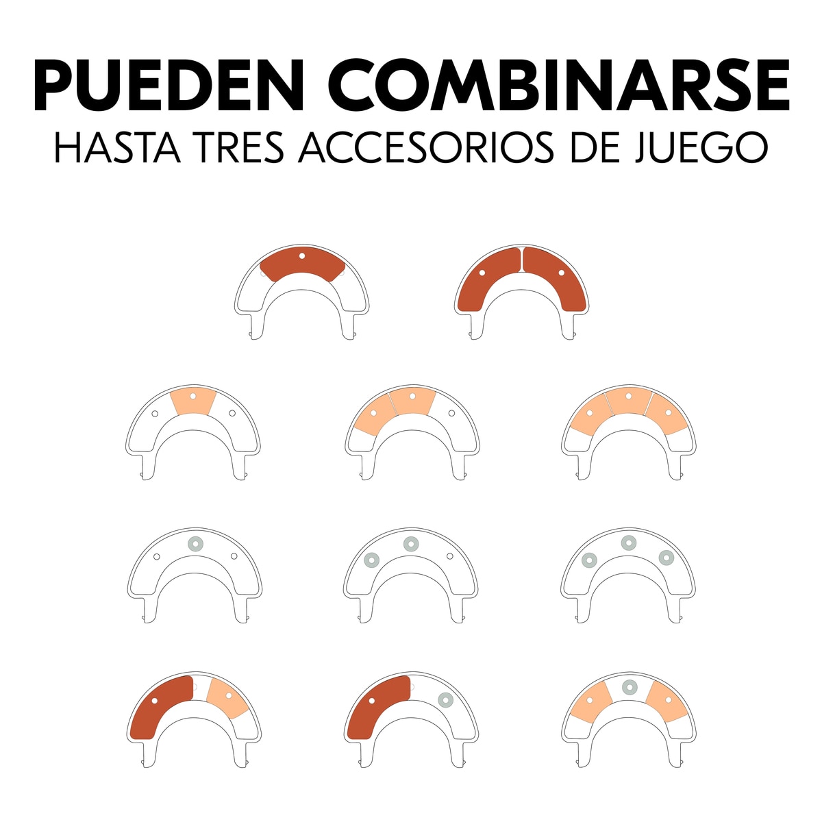 Brinquedo de Madeira para Cadeira de Refeição Evolutiva Play Drums S Animals Natural-10