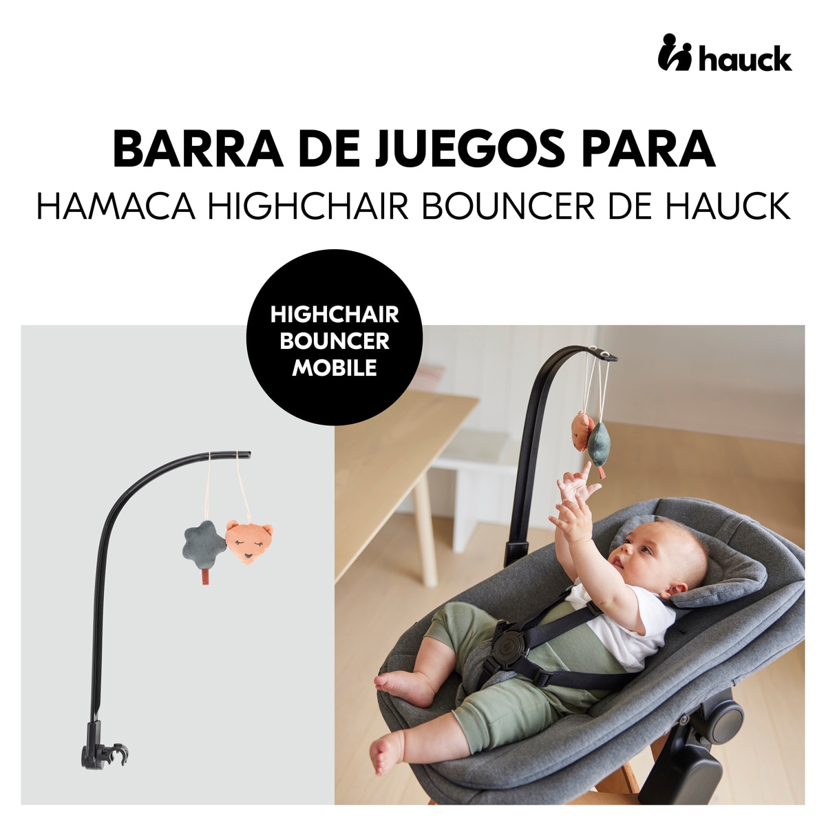 Móbil para Espreguiçadeiras Highchair Bouncer Mobile Bear Multicolor-2