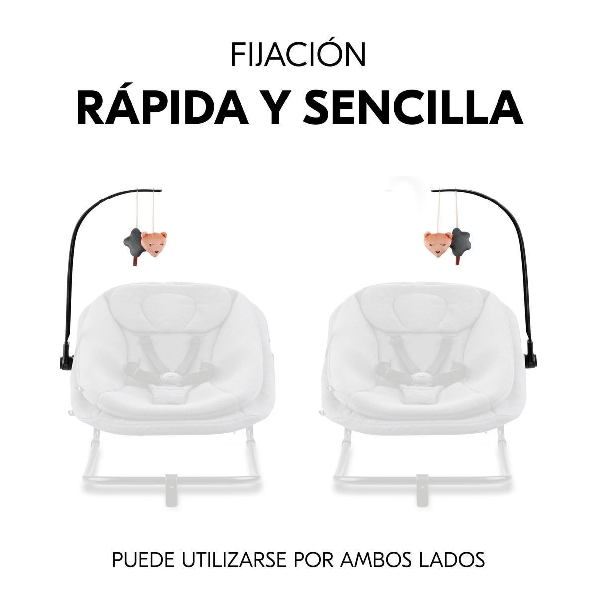 Móbil para Espreguiçadeiras Highchair Bouncer Mobile Bear Multicolor-5