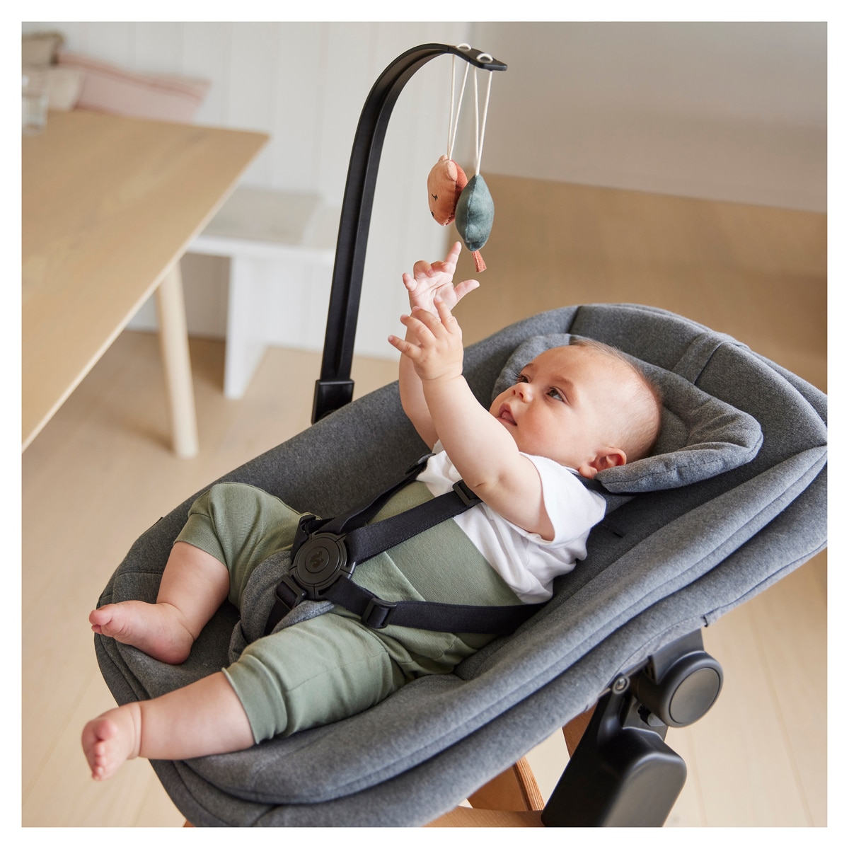 Móbil para Espreguiçadeiras Highchair Bouncer Mobile Bear Multicolor-15