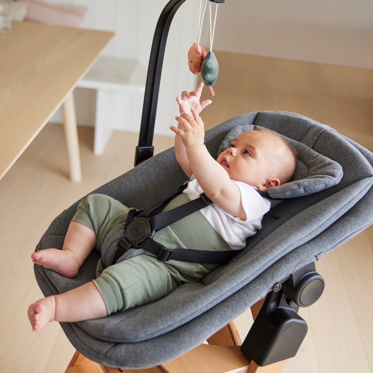 Móbil para Espreguiçadeiras Highchair Bouncer Mobile Bear Multicolor-21