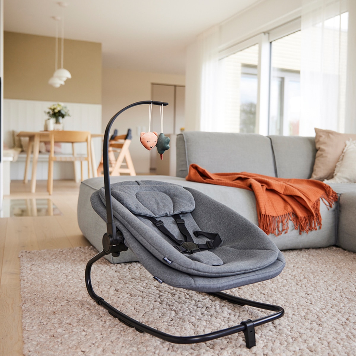 Móbil para Espreguiçadeiras Highchair Bouncer Mobile Bear Multicolor-23