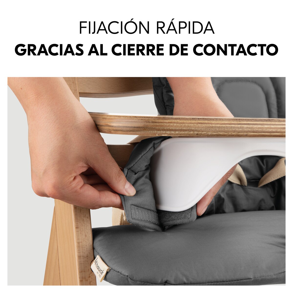 Almofada para Cadeiras de Refeição Highchair Baby Seat Pad Cinzento-escuro-8