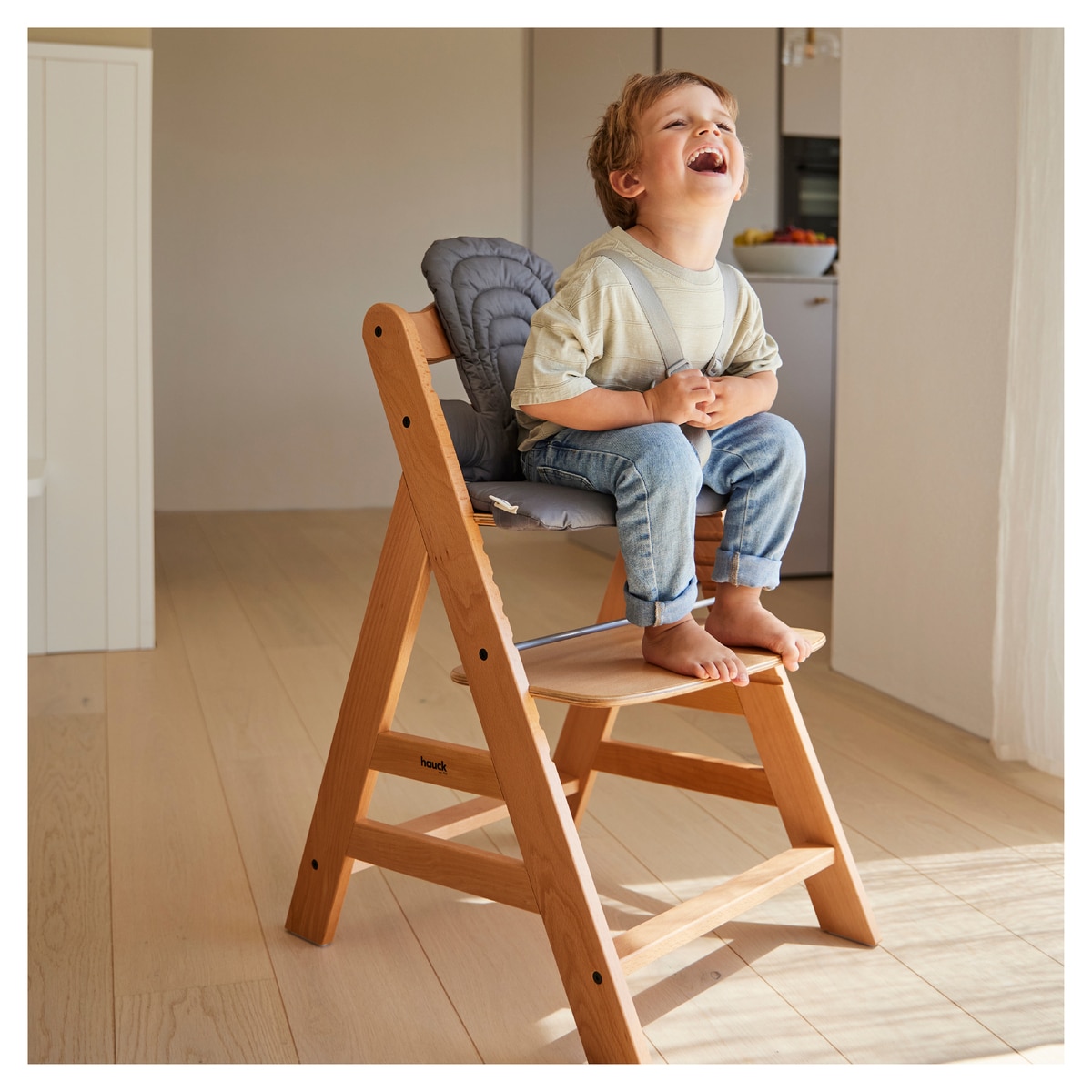 Almofada para Cadeiras de Refeição Highchair Baby Seat Pad Cinzento-escuro-23