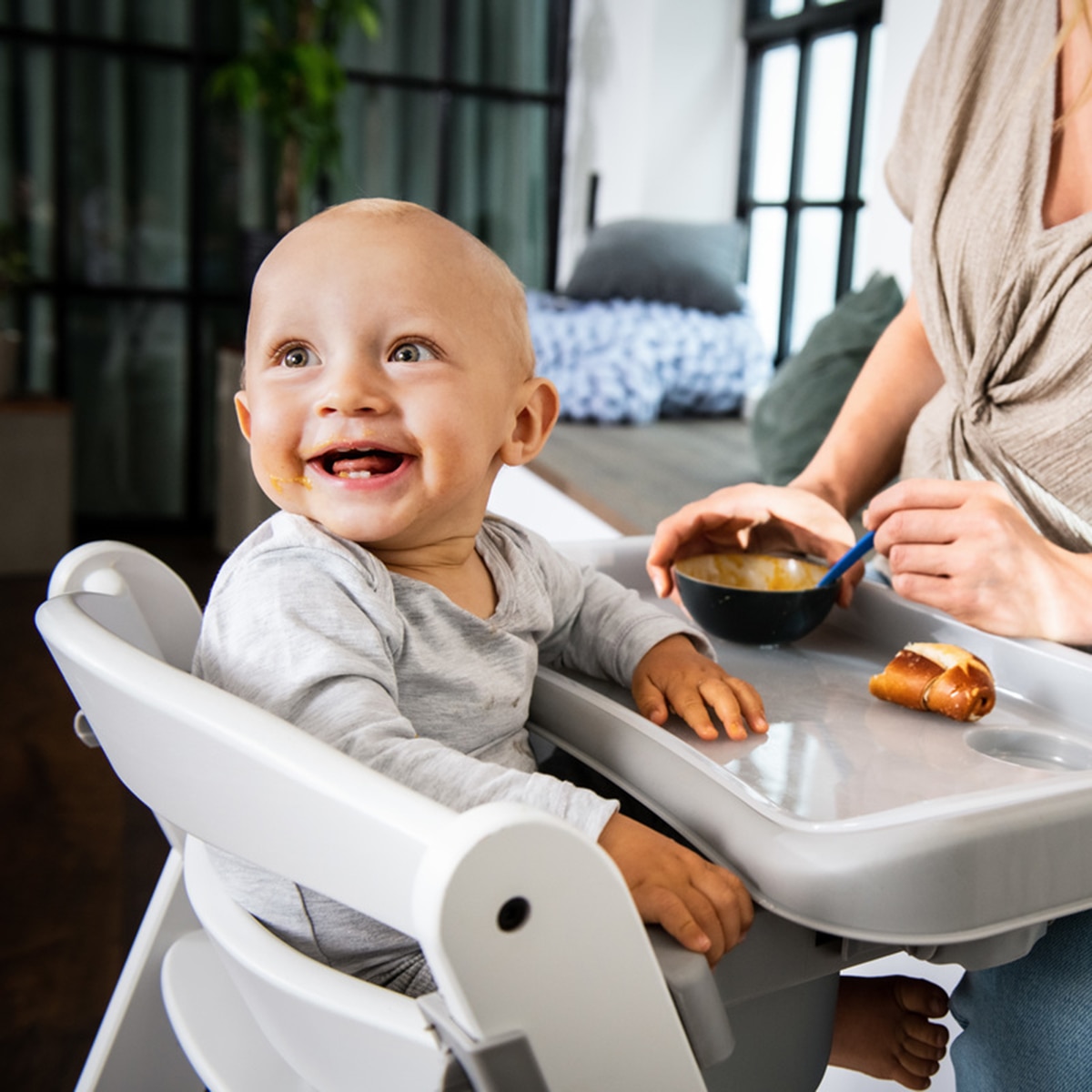 Tabuleiro Amovível para Cadeira de Refeição Alpha+ e Beta+ Alpha Tray Cinzento-35