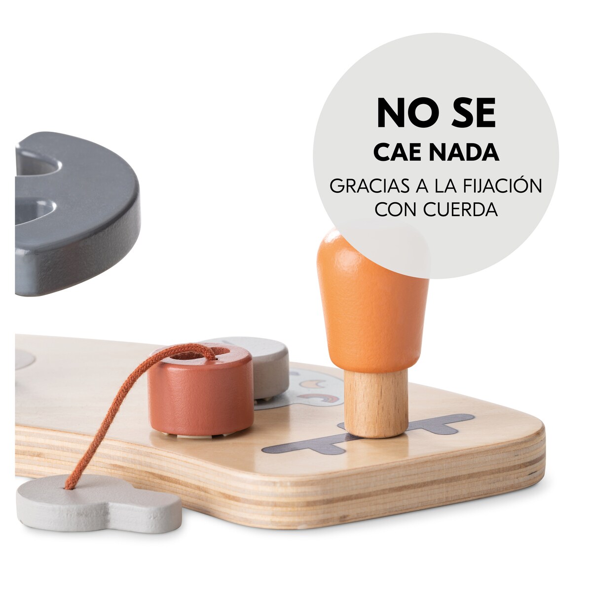 Brinquedo de Madeira para Cadeira de Refeição Evolutiva Play Cockpit Multicolor-5