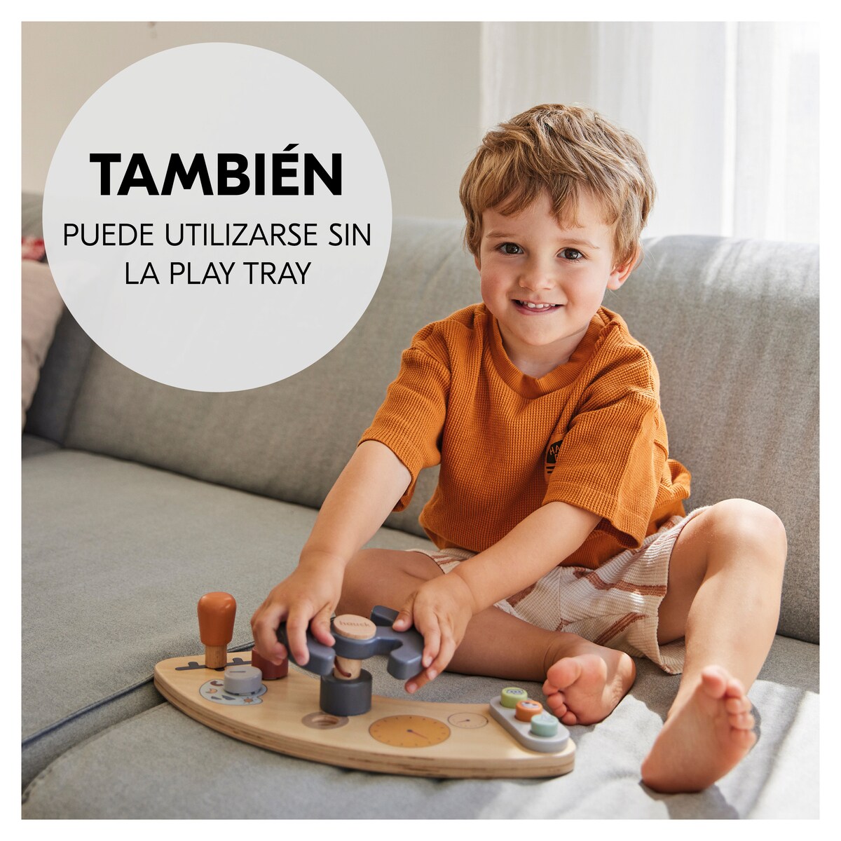 Brinquedo de Madeira para Cadeira de Refeição Evolutiva Play Cockpit Multicolor-8