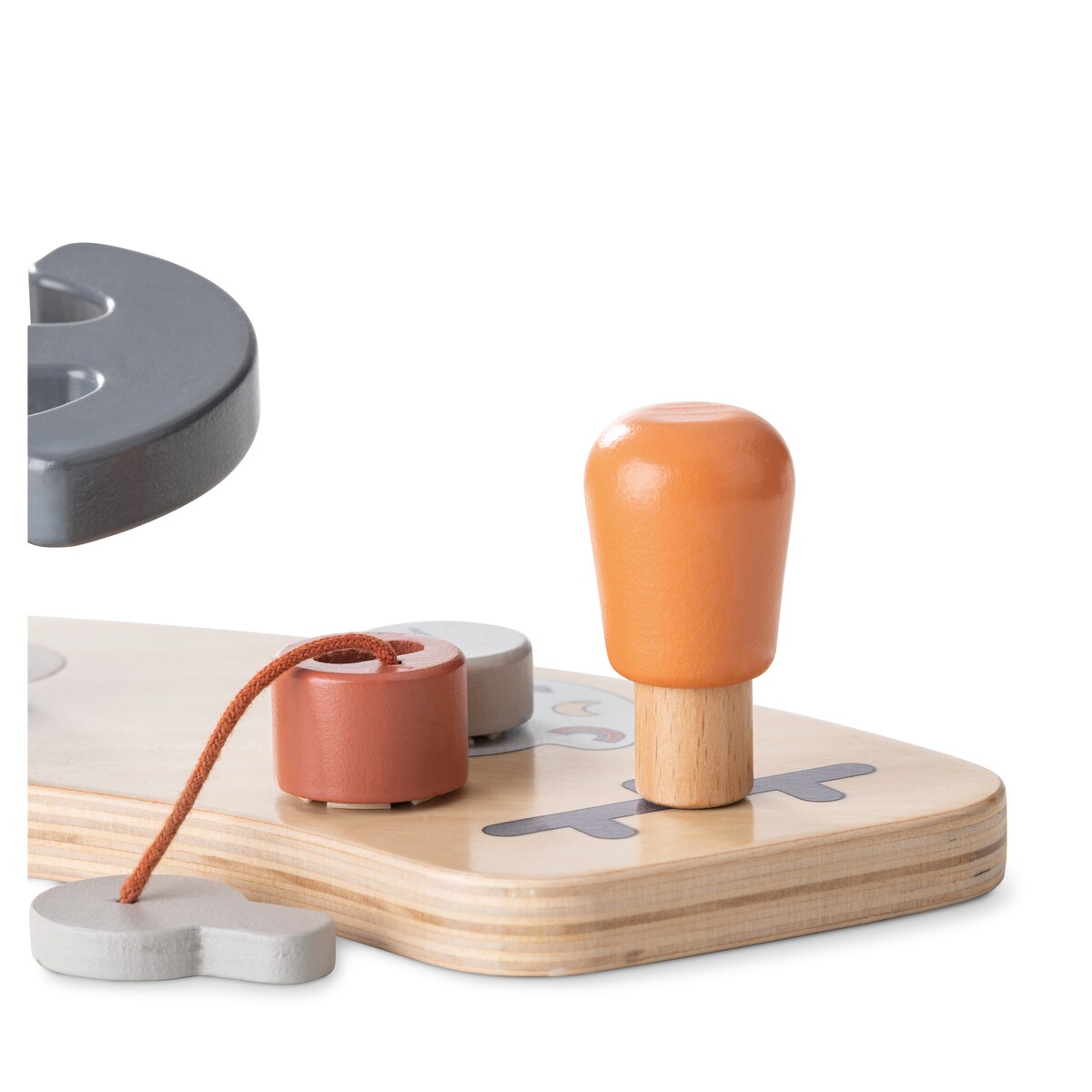 Brinquedo de Madeira para Cadeira de Refeição Evolutiva Play Cockpit Multicolor-12