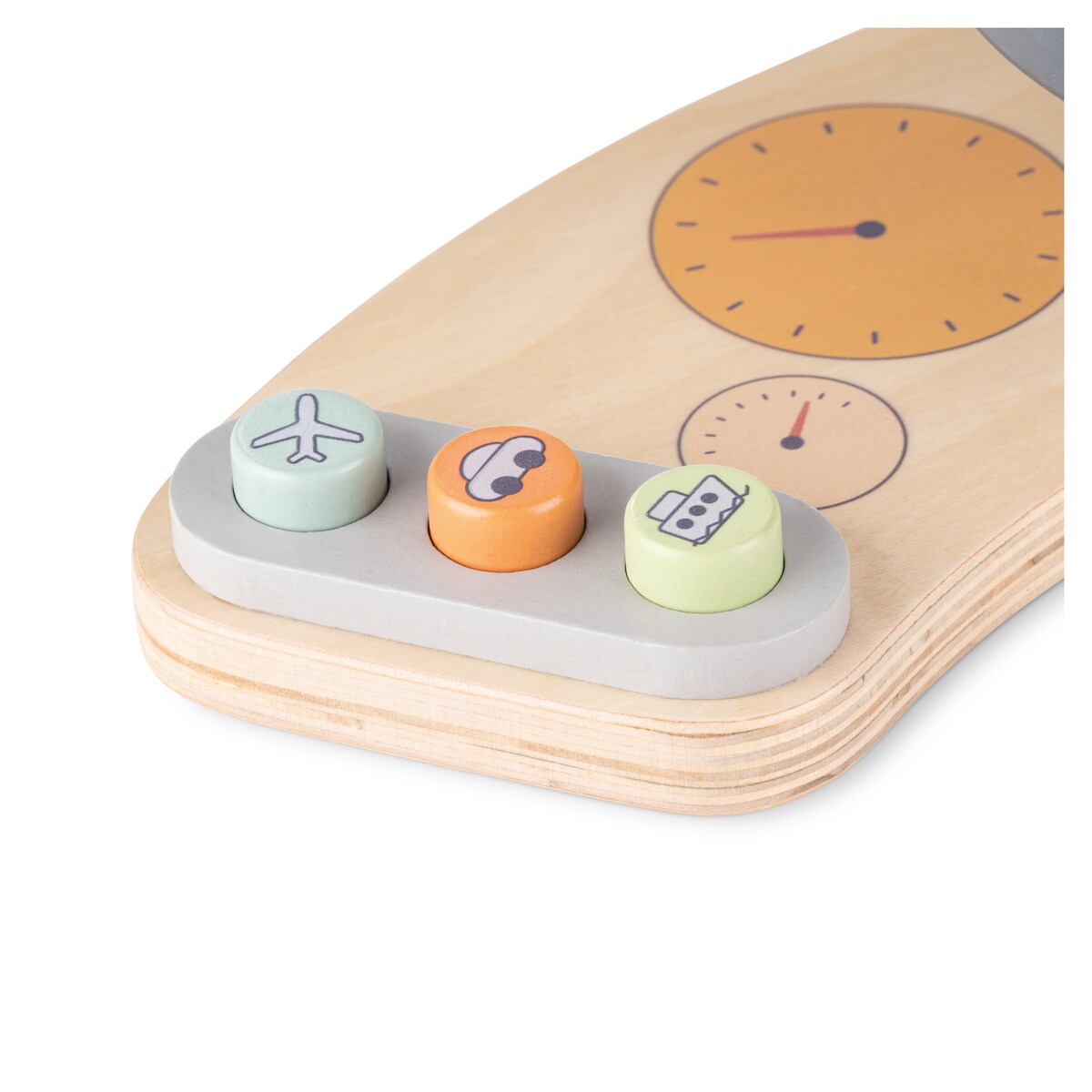 Brinquedo de Madeira para Cadeira de Refeição Evolutiva Play Cockpit Multicolor-15