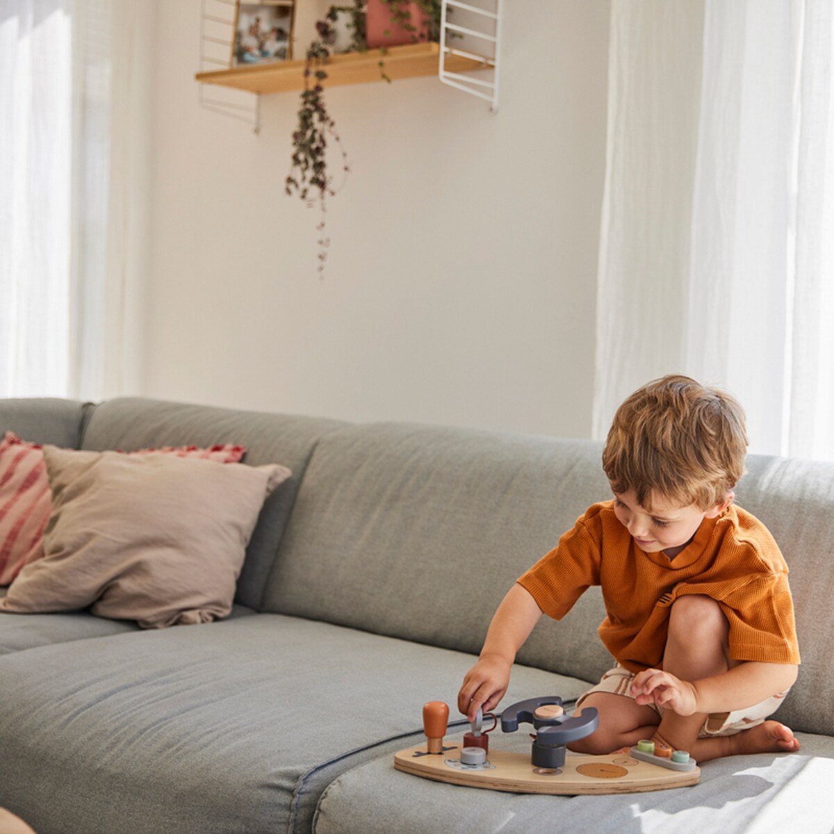 Brinquedo de Madeira para Cadeira de Refeição Evolutiva Play Cockpit Multicolor-25