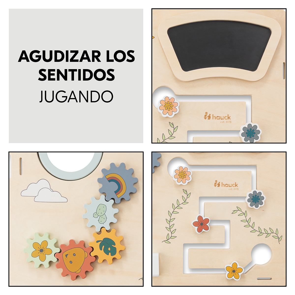 Brinquedo para Cadeira de Refeição Highchair Play Board Multicolor-3