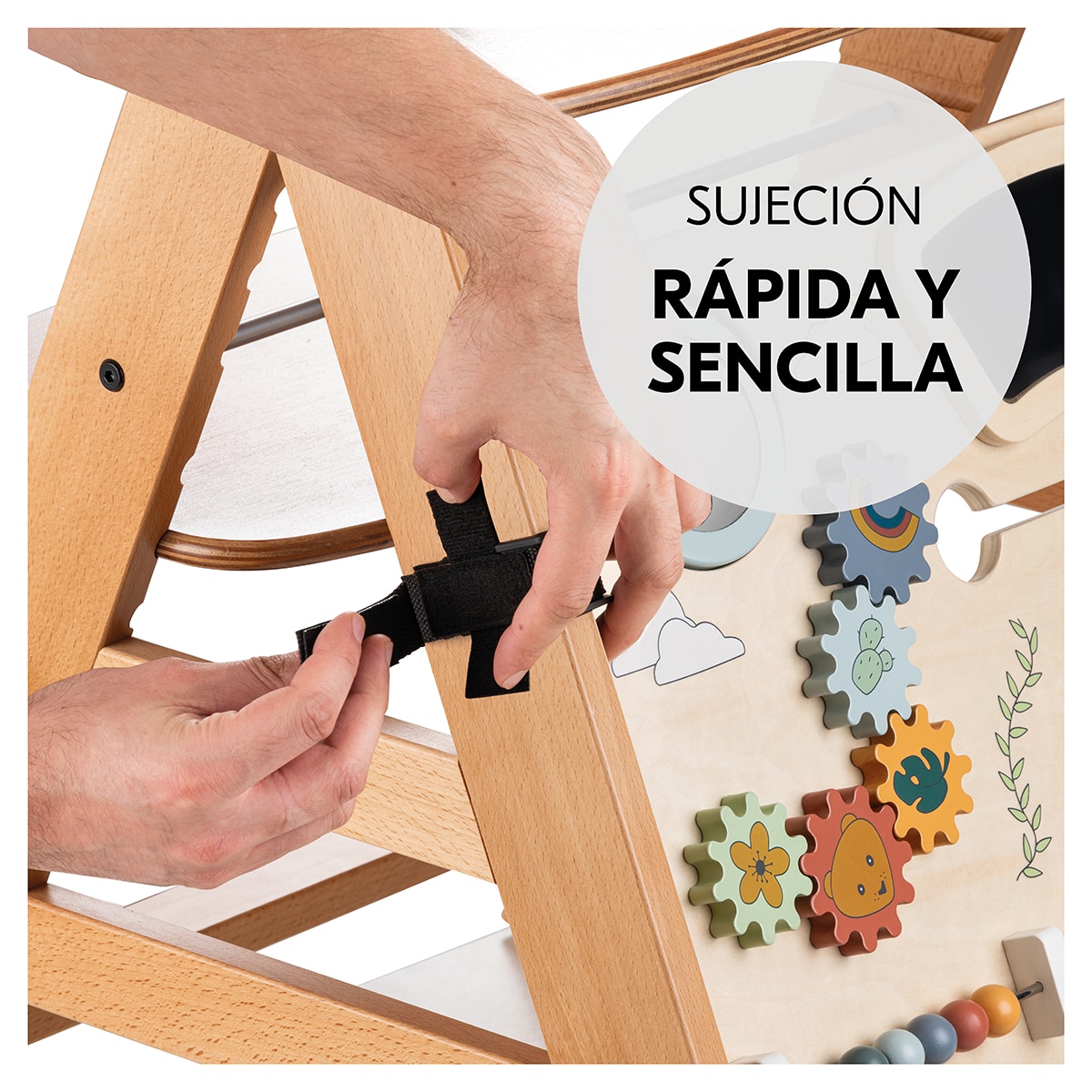 Brinquedo para Cadeira de Refeição Highchair Play Board Multicolor-5