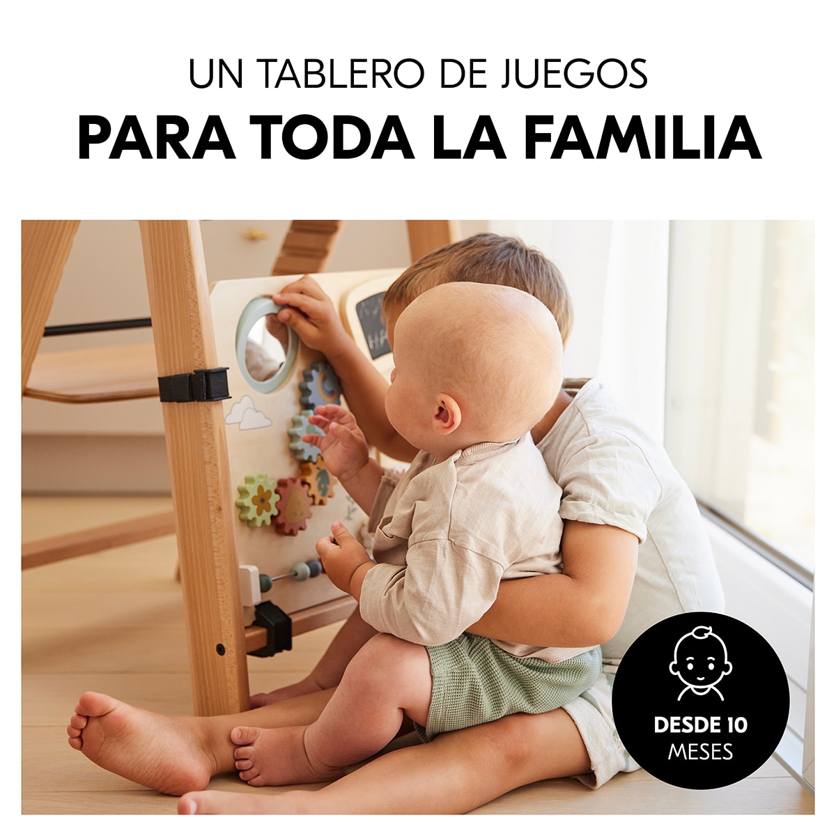Brinquedo para Cadeira de Refeição Highchair Play Board Multicolor-6