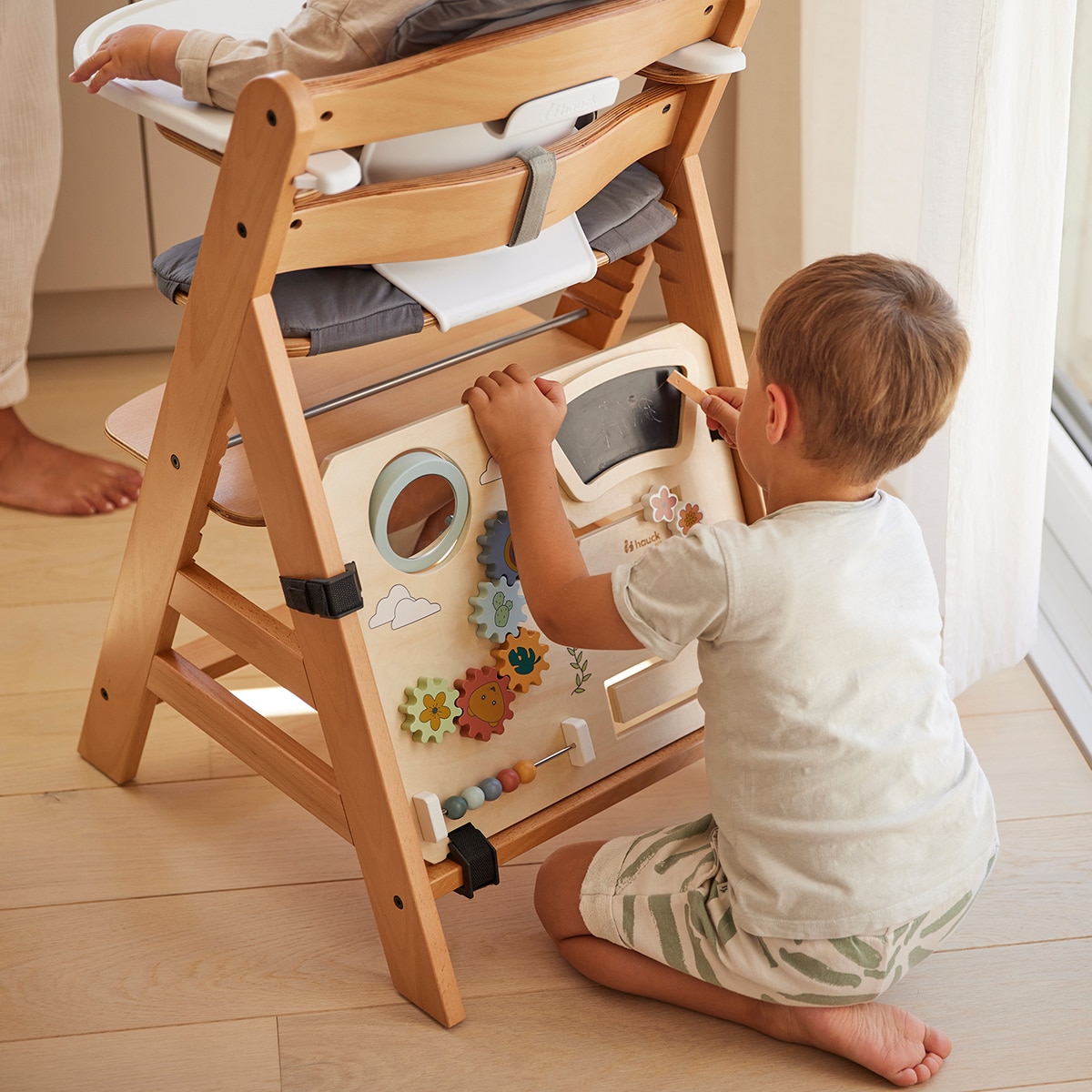 Brinquedo para Cadeira de Refeição Highchair Play Board Multicolor-11