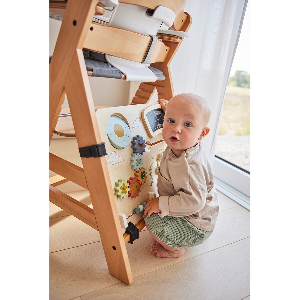 Brinquedo para Cadeira de Refeição Highchair Play Board Multicolor-16