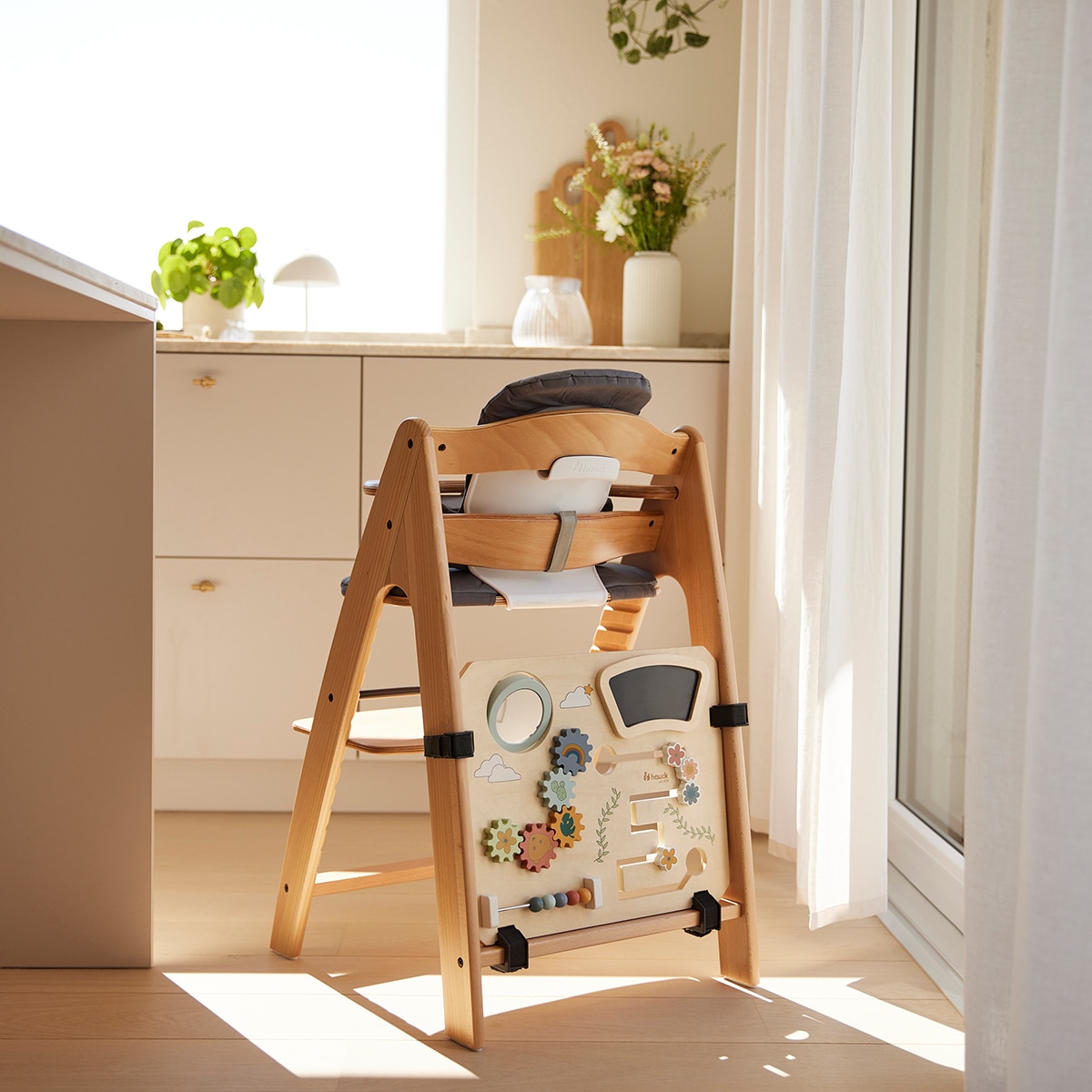 Brinquedo para Cadeira de Refeição Highchair Play Board Multicolor-17
