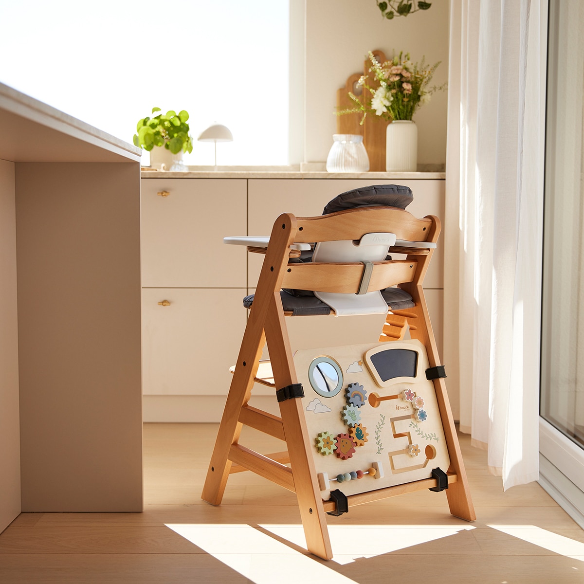 Brinquedo para Cadeira de Refeição Highchair Play Board Multicolor-18