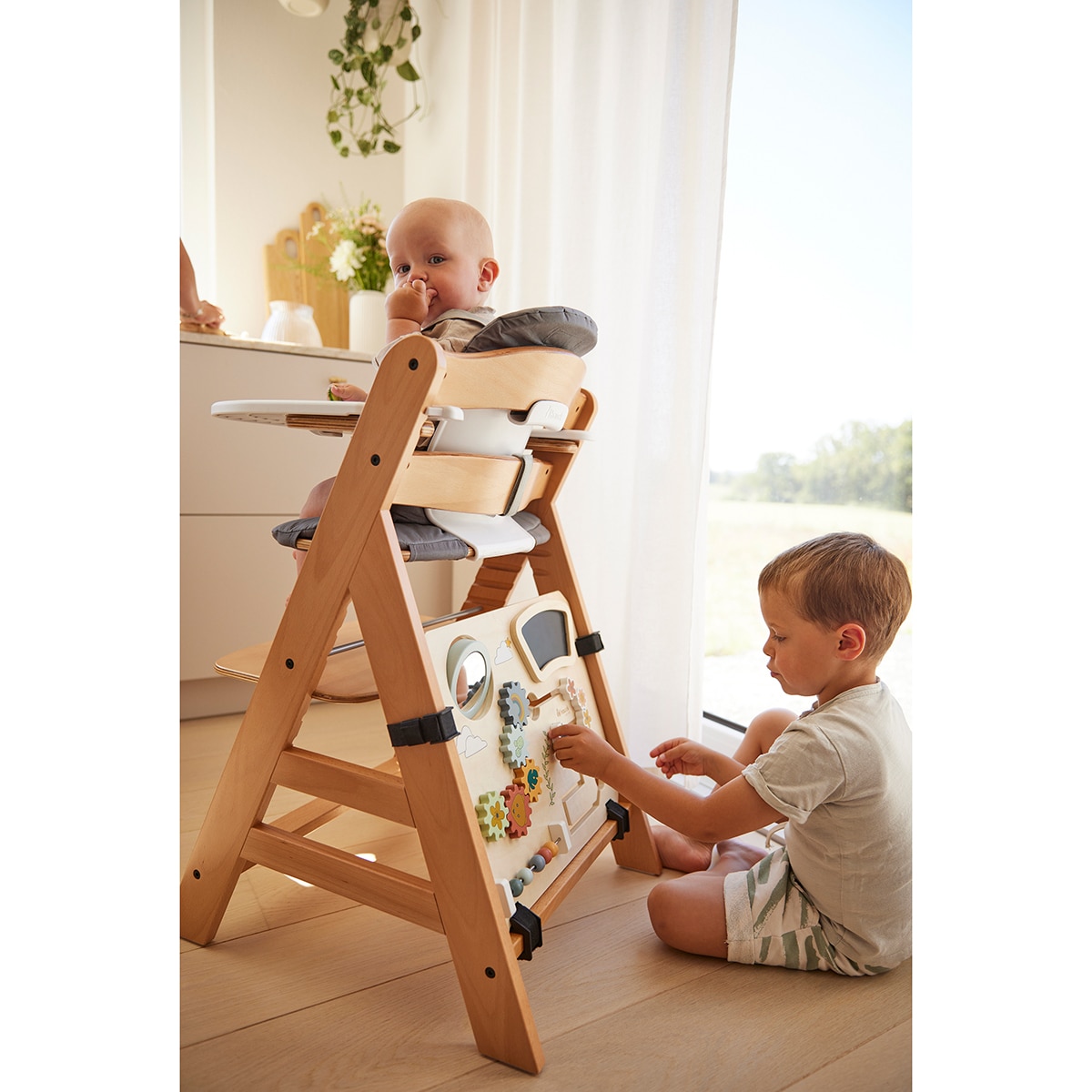 Brinquedo para Cadeira de Refeição Highchair Play Board Multicolor-19