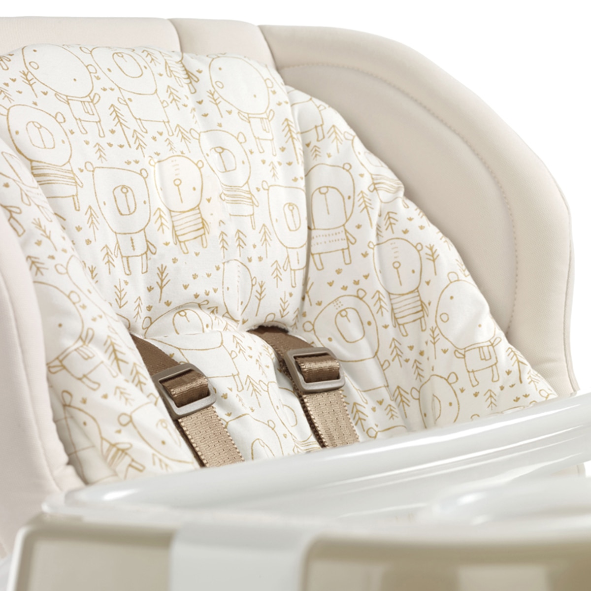 Trona Jané Mila Edición Especial Nature convertible en hamaca de bebé - Camel Camel-2