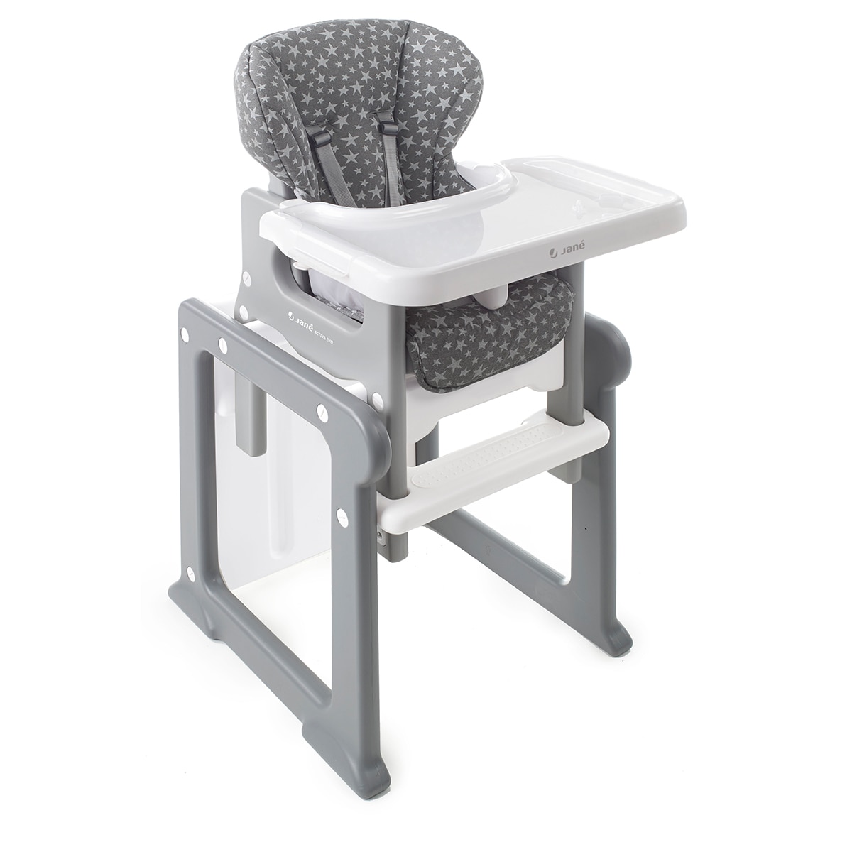 Trona Jané Activa Evo convertible en pupitre - Blanco Blanco-3