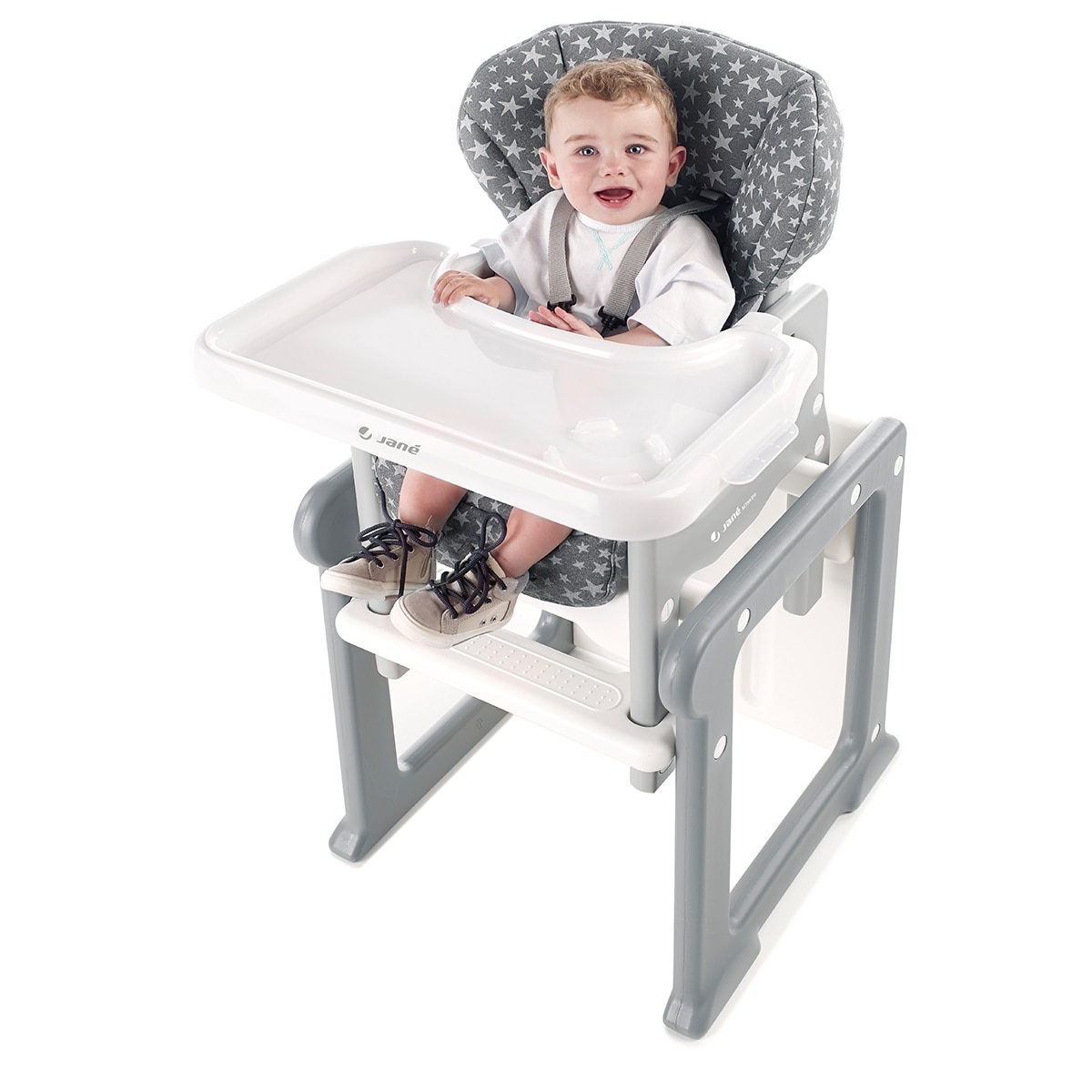 Trona Jané Activa Evo convertible en pupitre - Blanco Blanco-9
