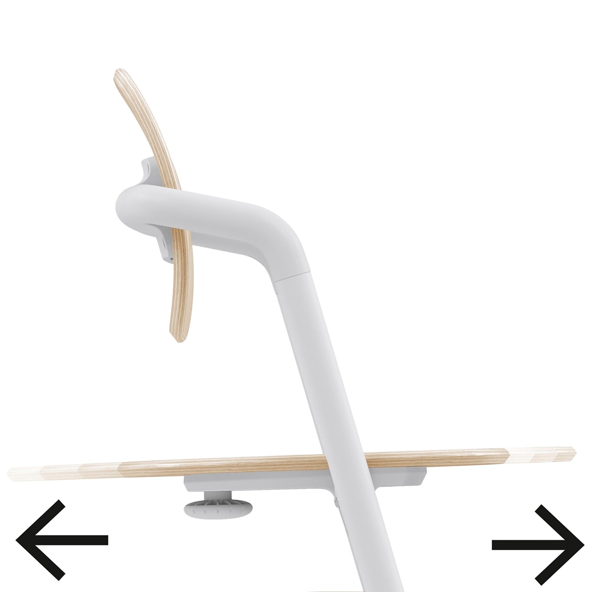 Cadeira de Refeição Evolutiva Lemo 3 in 1 Branco-4