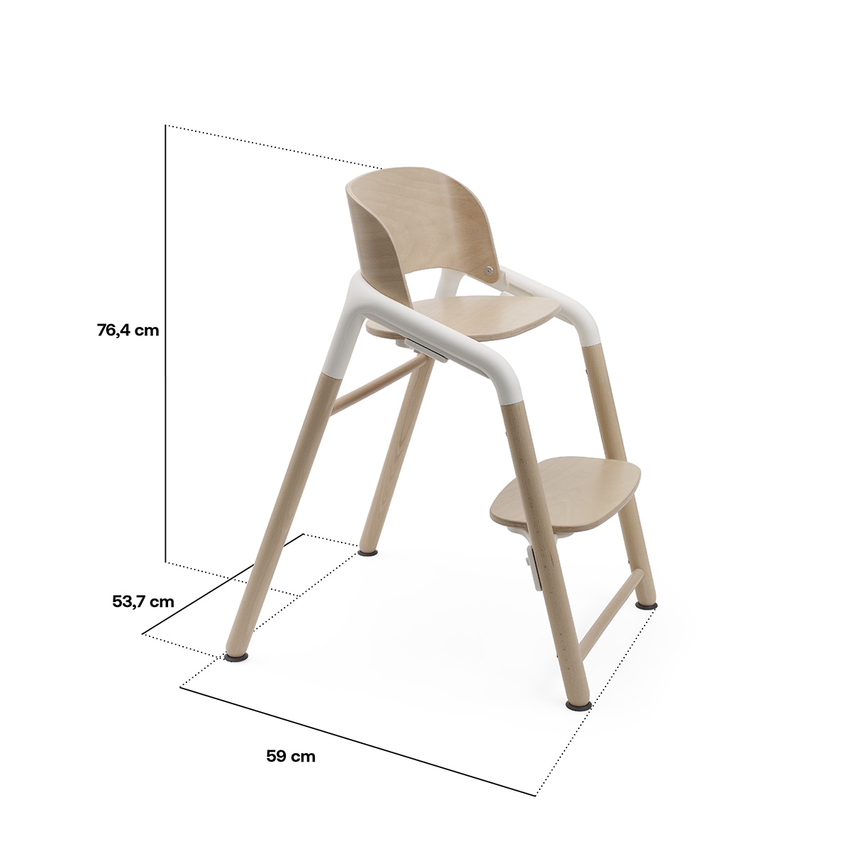 Trona Bugaboo Giraffe - Blanco Blanco-8