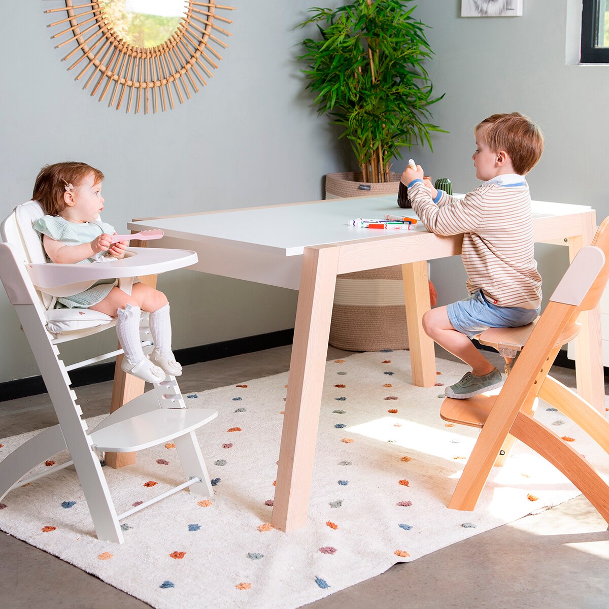 Trona evolutiva Childhome Evosit - Natural Natural-14