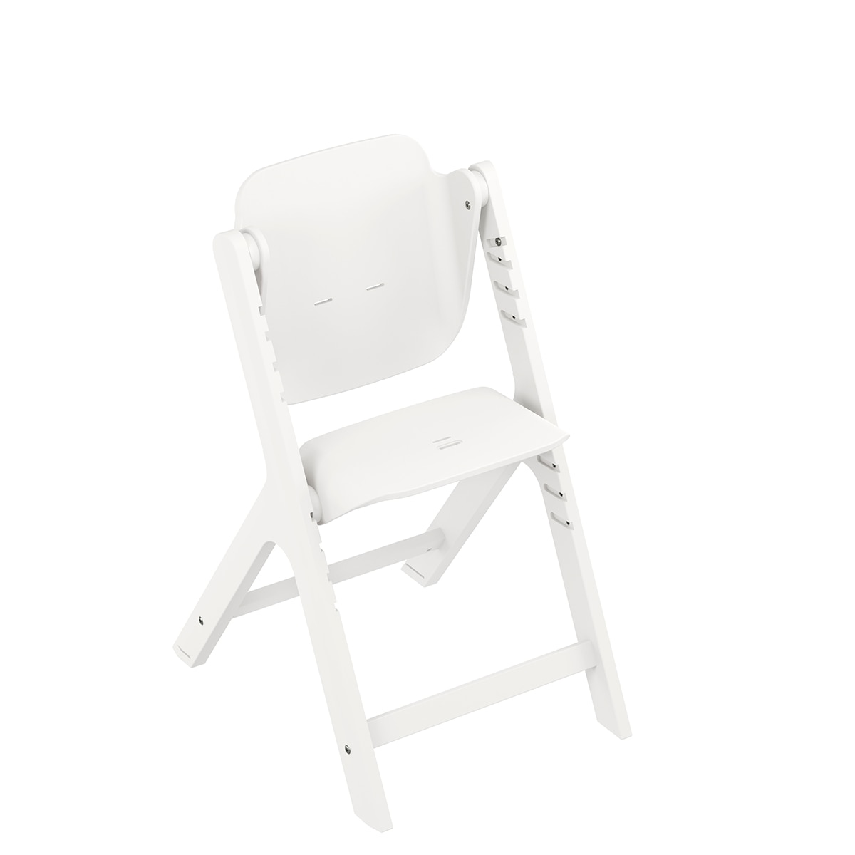 Cadeira de Refeição Evolutiva de Madeira Nesta Branco-5