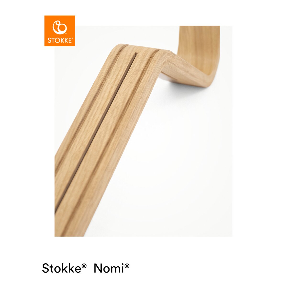 Trona Stokke Nomi madera roble - Blanco Blanco-2