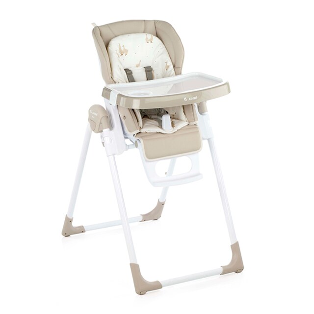 Trona Jané Mila en polipiel convertible en hamaca de bebé